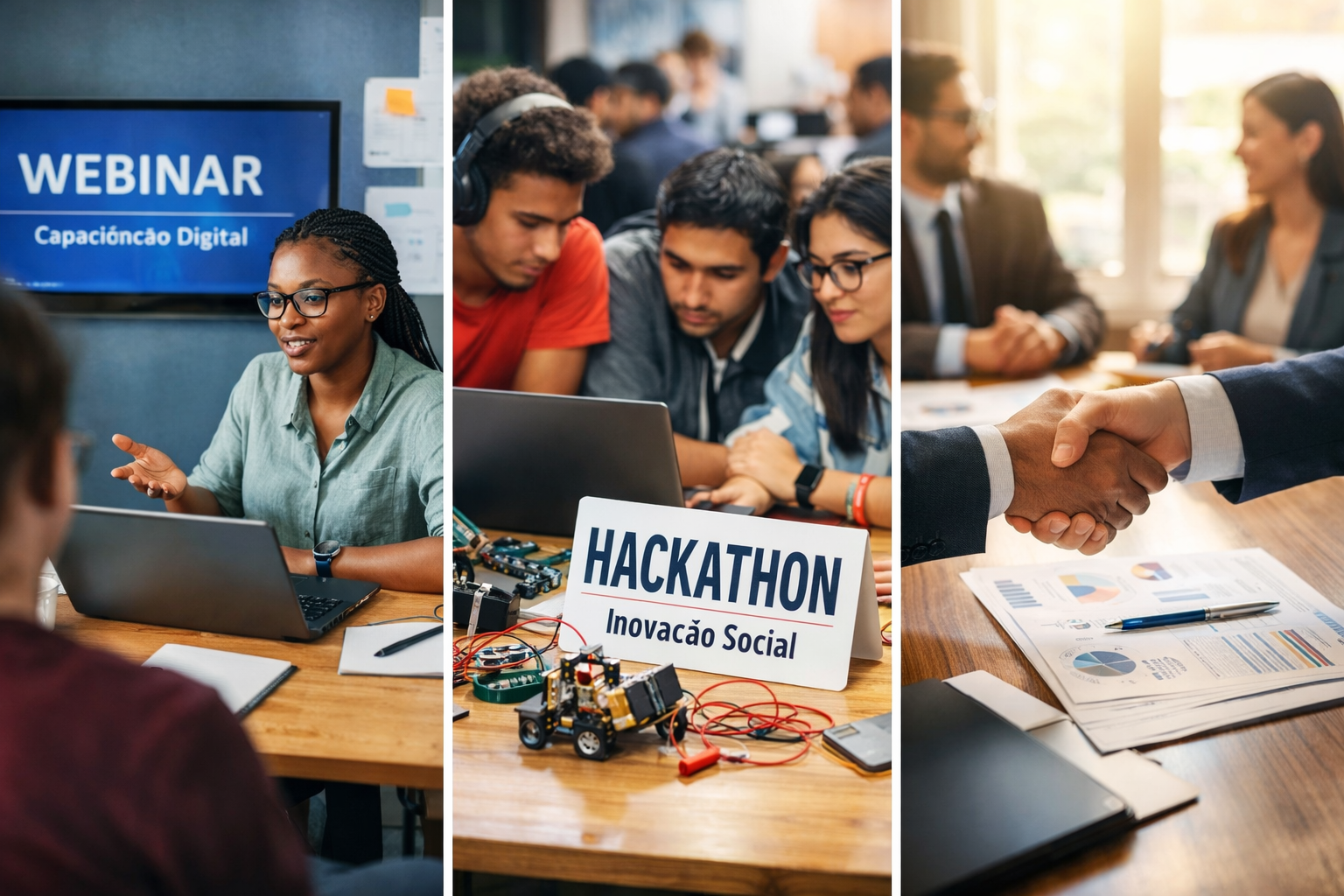 Webinars e formações: calendário 2026